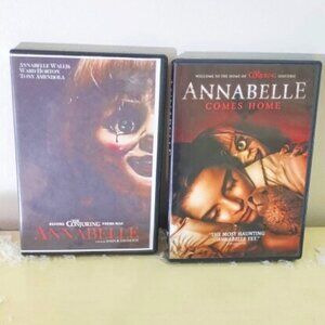 Set of 2 Annabelle DVDs (not blue ray)